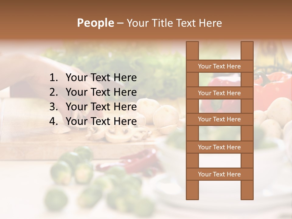 Color Vegetable Nature PowerPoint Template