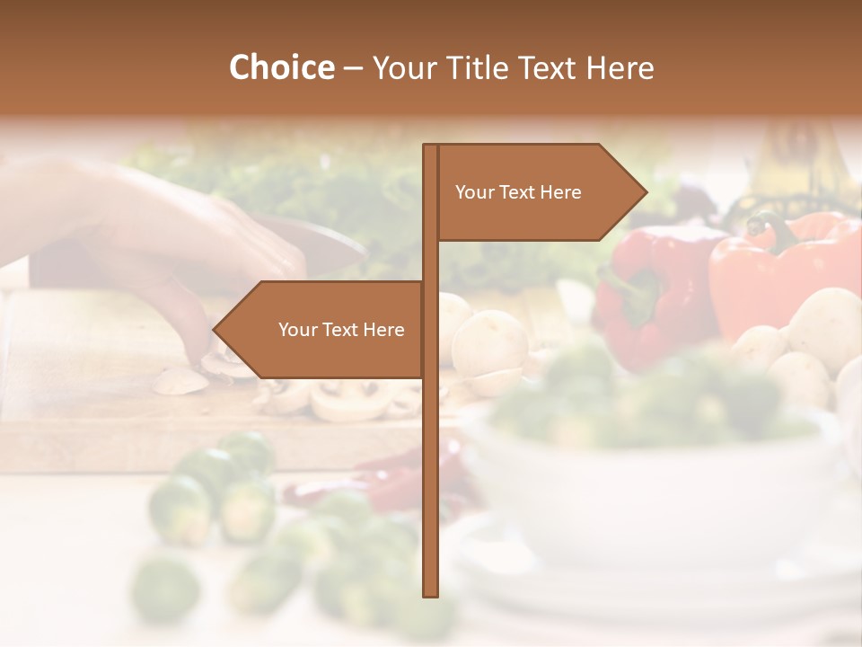 Color Vegetable Nature PowerPoint Template