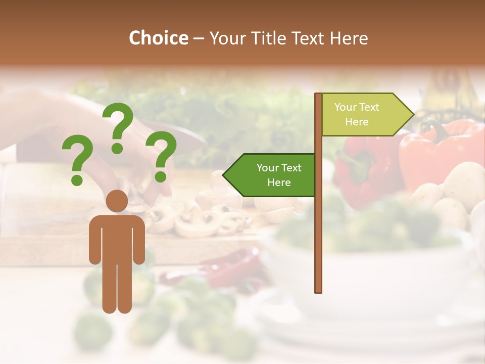 Color Vegetable Nature PowerPoint Template