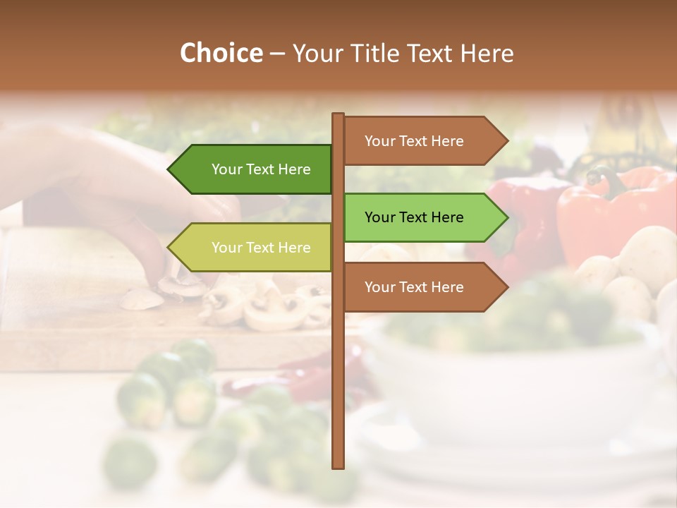 Color Vegetable Nature PowerPoint Template