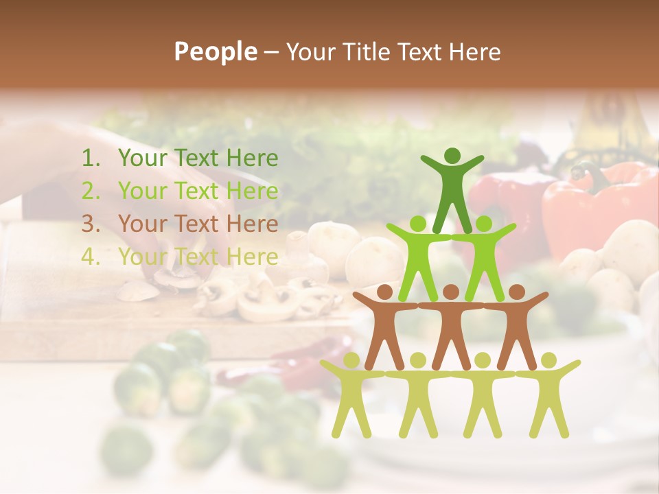 Color Vegetable Nature PowerPoint Template