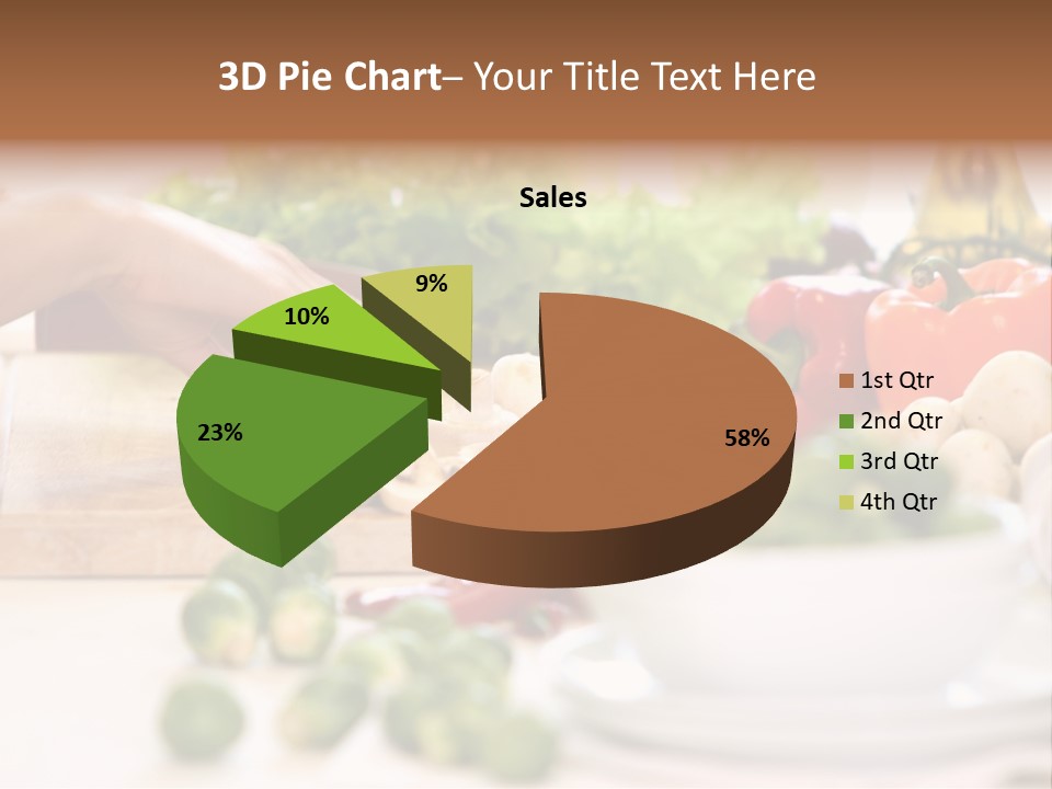 Color Vegetable Nature PowerPoint Template