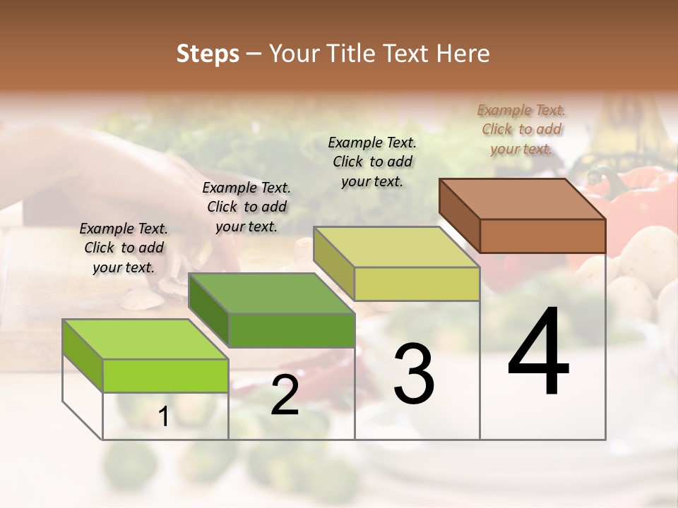 Color Vegetable Nature PowerPoint Template