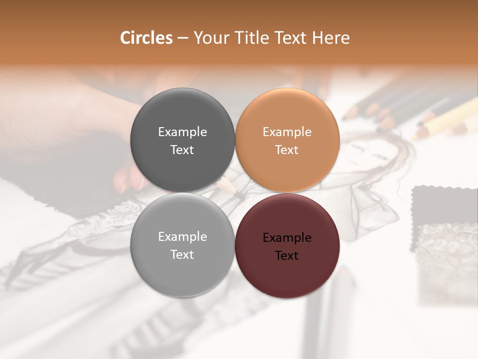 Working Autumn Clothing PowerPoint Template