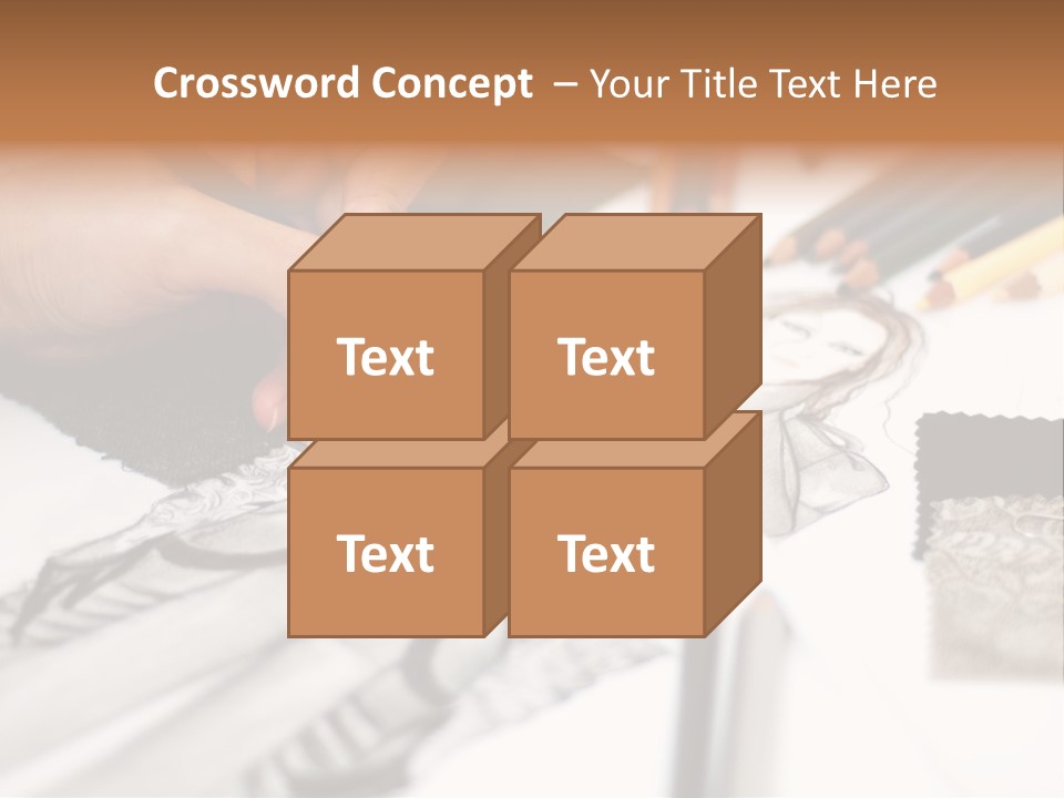 Working Autumn Clothing PowerPoint Template
