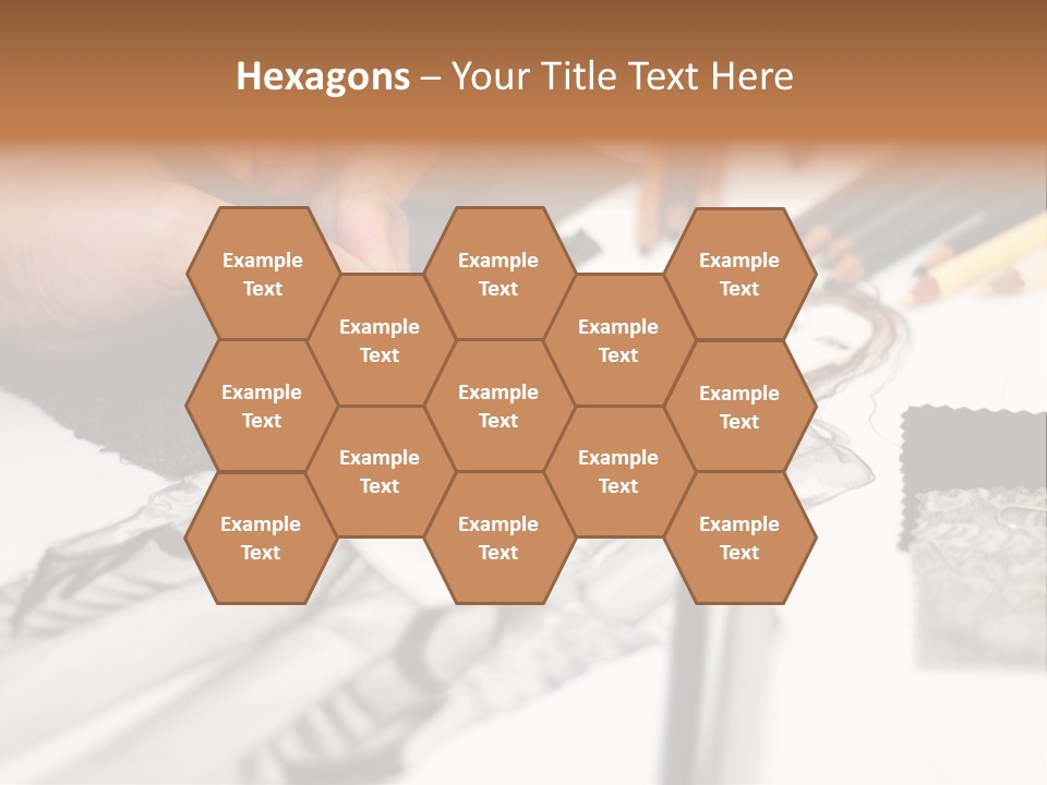 Working Autumn Clothing PowerPoint Template