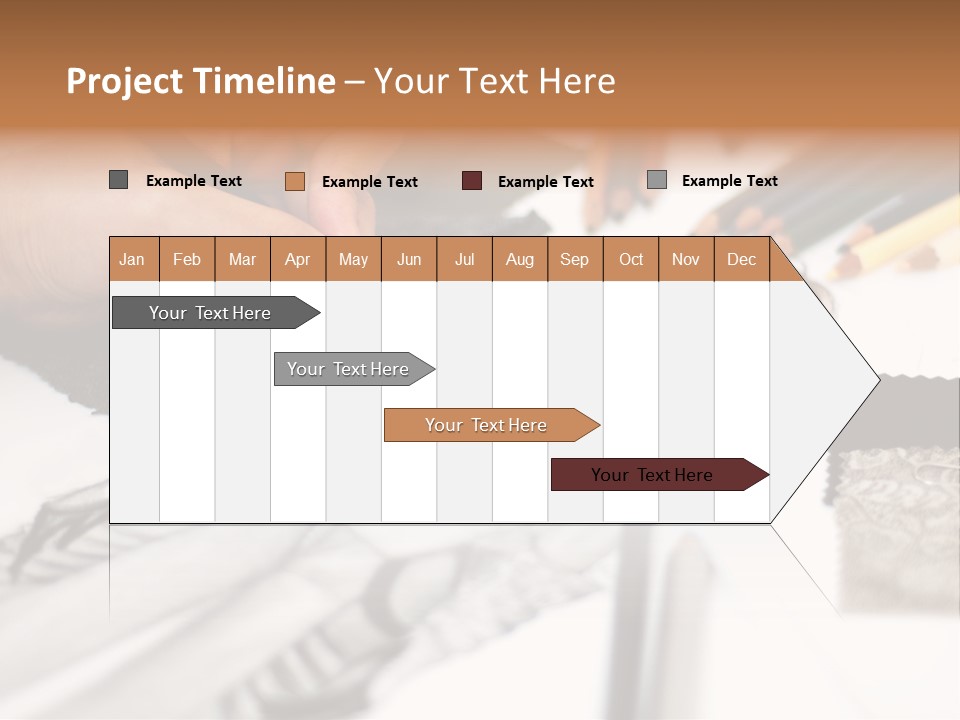 Working Autumn Clothing PowerPoint Template