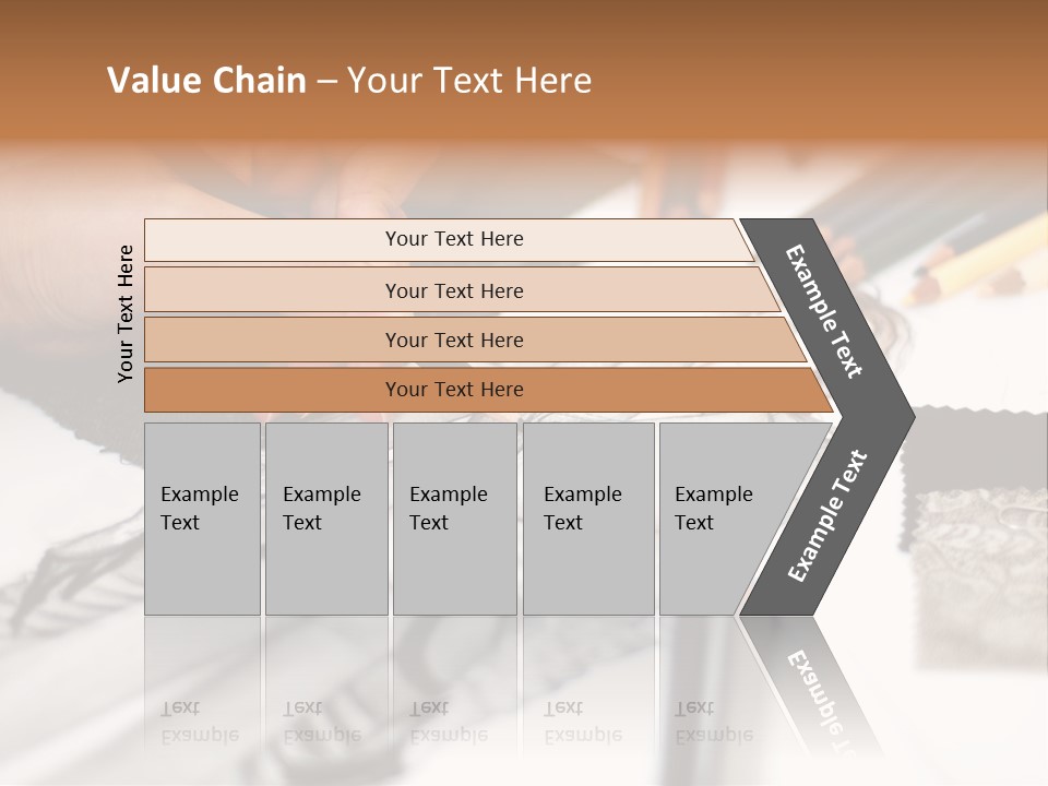 Working Autumn Clothing PowerPoint Template