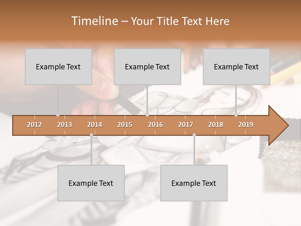 Working Autumn Clothing PowerPoint Template