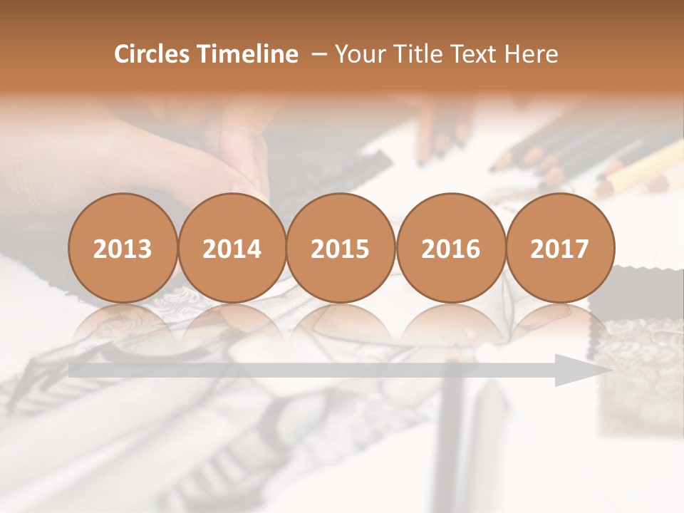 Working Autumn Clothing PowerPoint Template