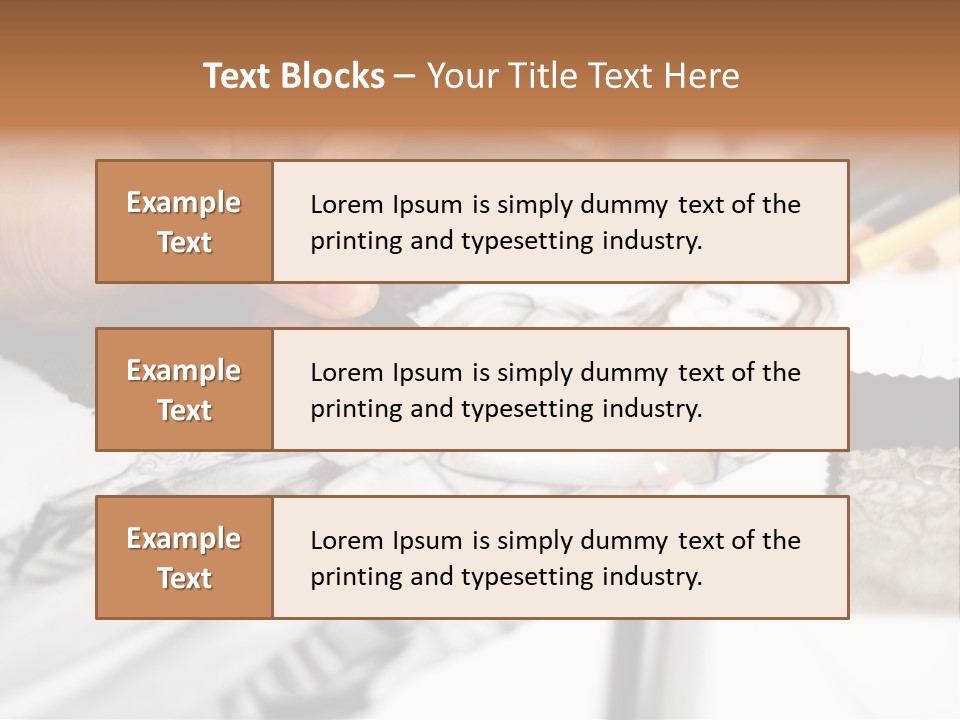 Working Autumn Clothing PowerPoint Template