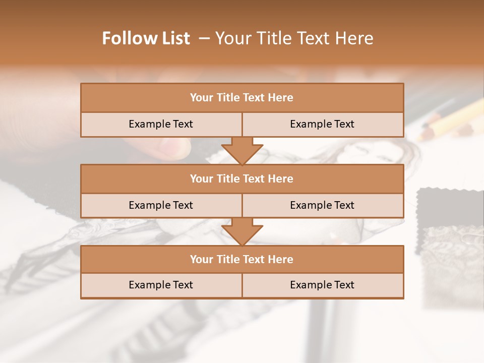 Working Autumn Clothing PowerPoint Template
