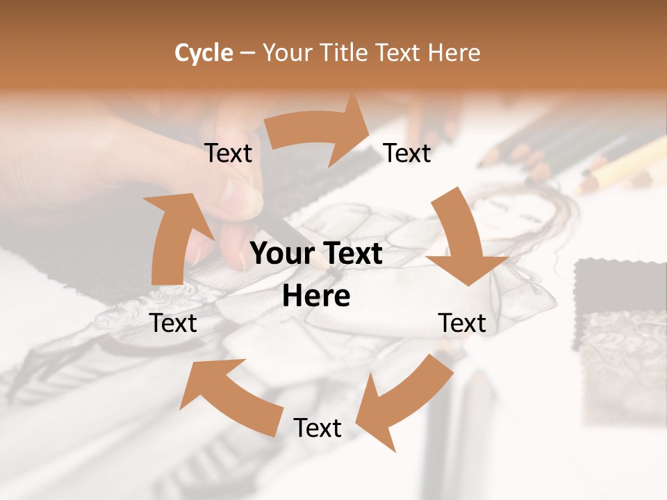 Working Autumn Clothing PowerPoint Template