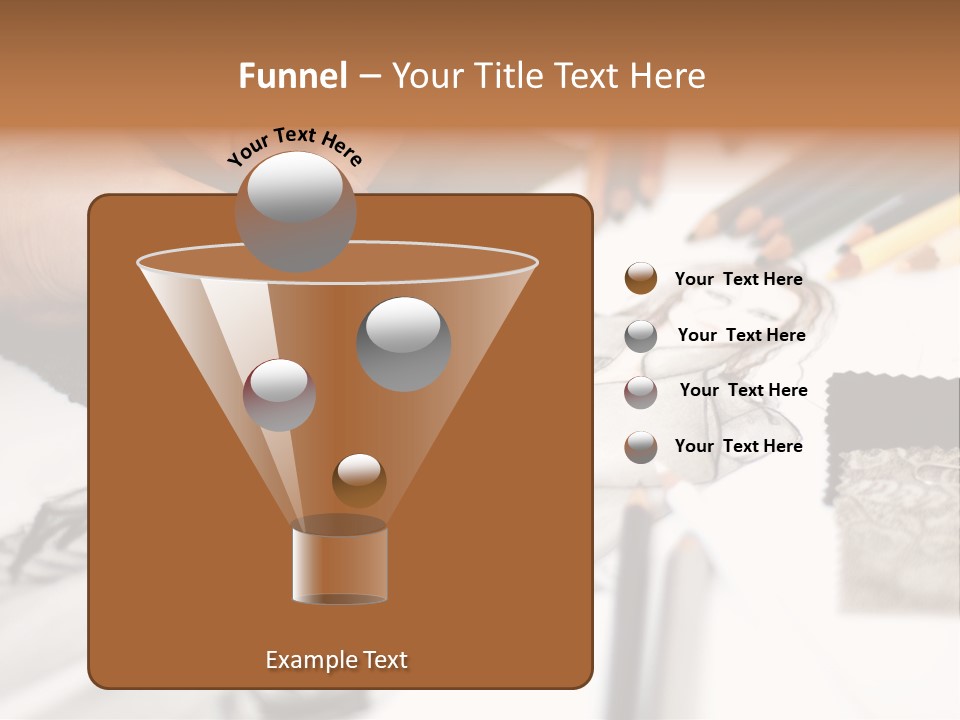 Working Autumn Clothing PowerPoint Template