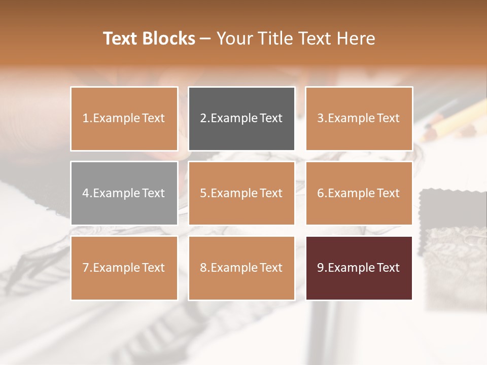 Working Autumn Clothing PowerPoint Template