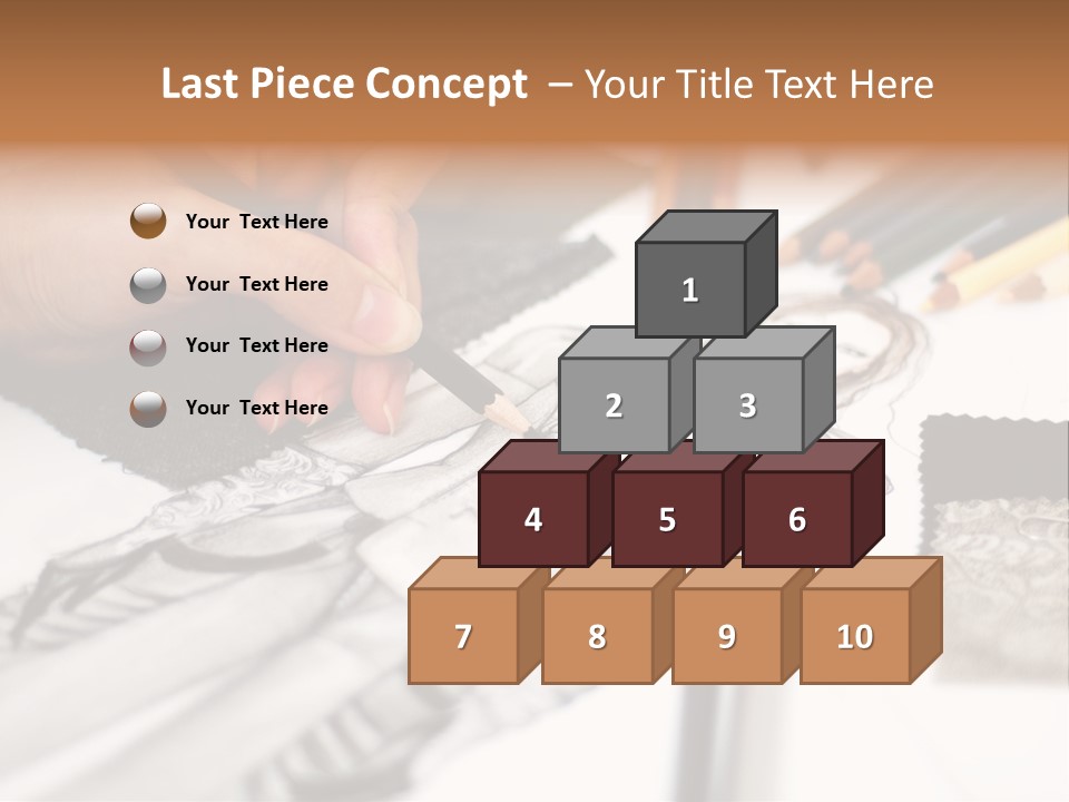 Working Autumn Clothing PowerPoint Template