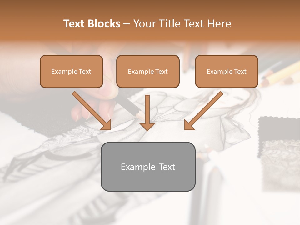 Working Autumn Clothing PowerPoint Template