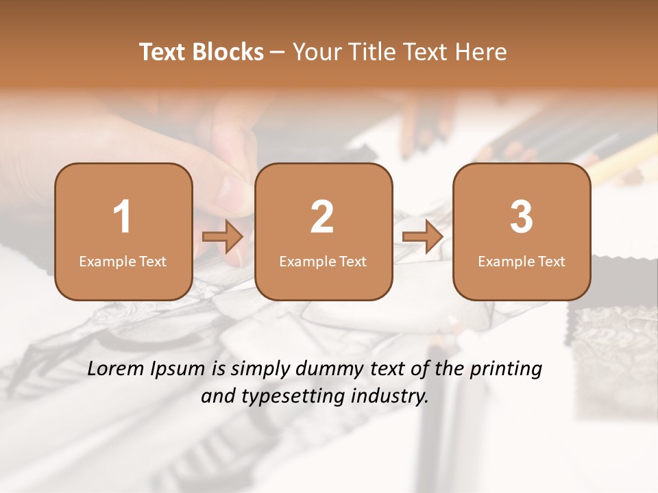 Working Autumn Clothing PowerPoint Template