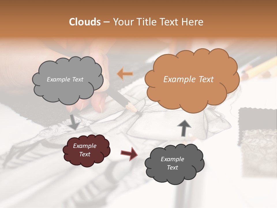 Working Autumn Clothing PowerPoint Template