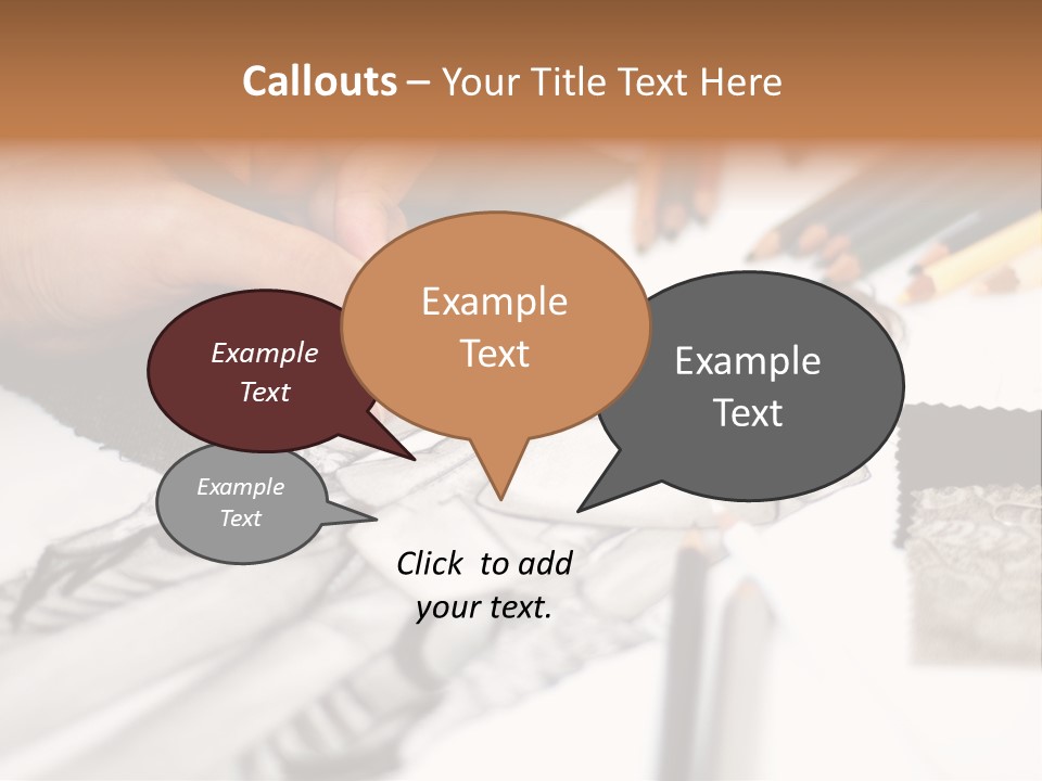 Working Autumn Clothing PowerPoint Template