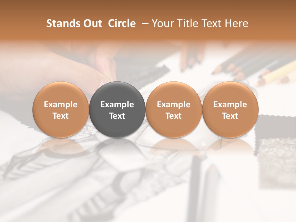 Working Autumn Clothing PowerPoint Template