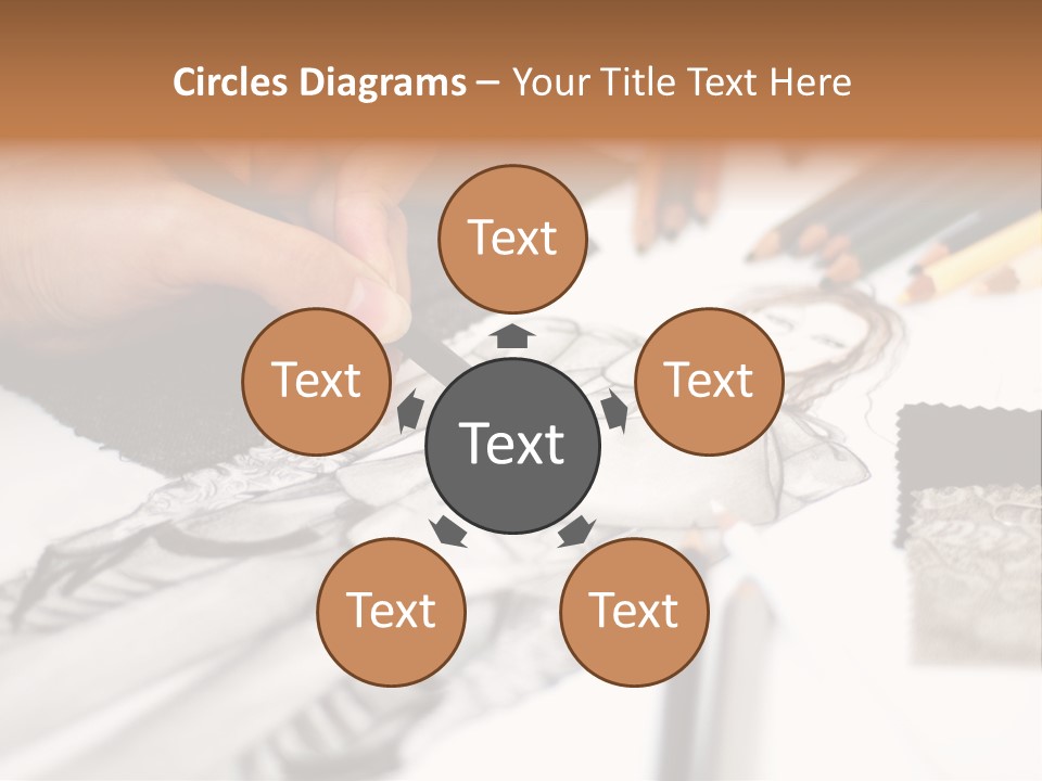 Working Autumn Clothing PowerPoint Template