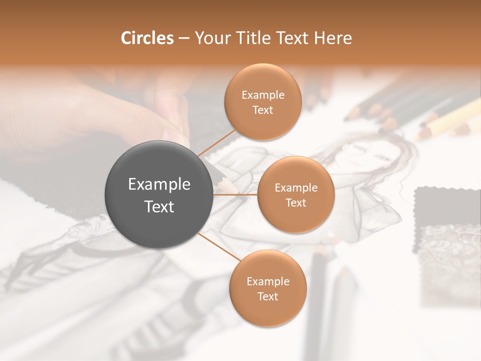 Working Autumn Clothing PowerPoint Template