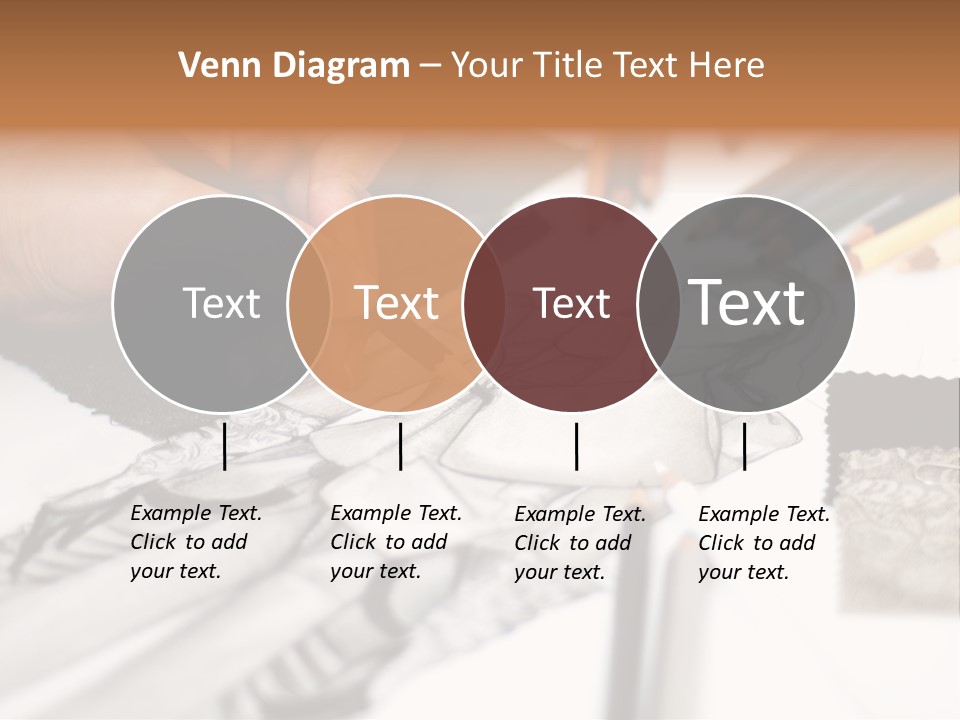 Working Autumn Clothing PowerPoint Template