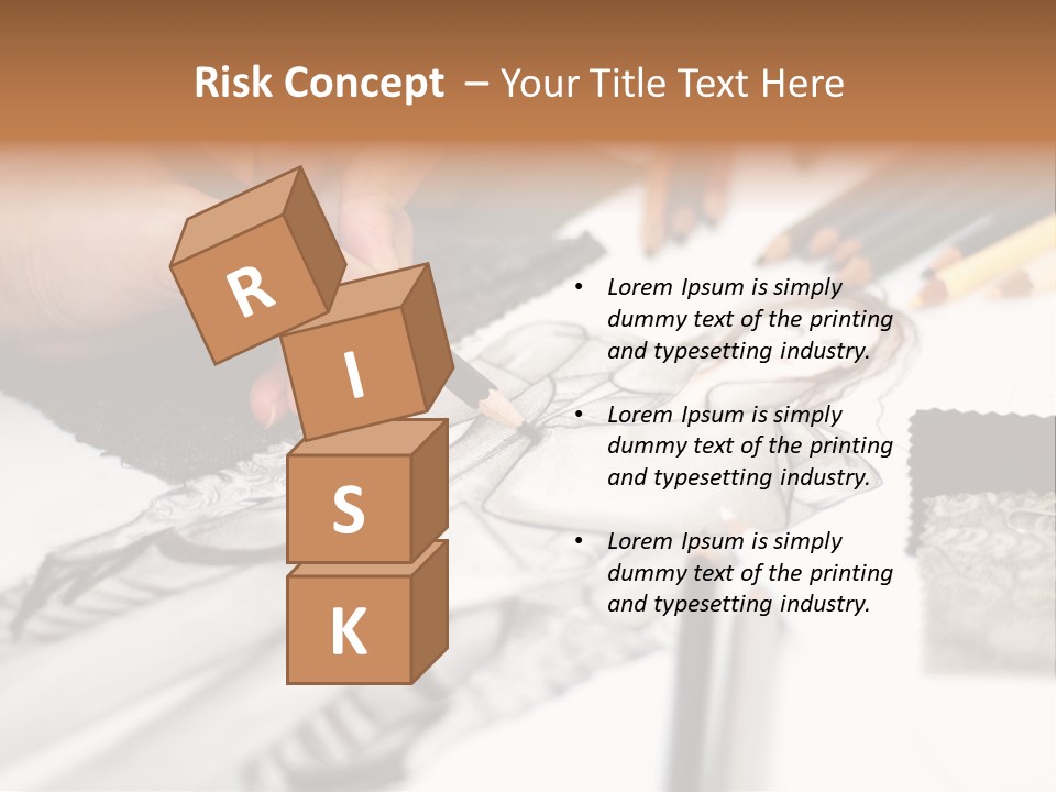 Working Autumn Clothing PowerPoint Template