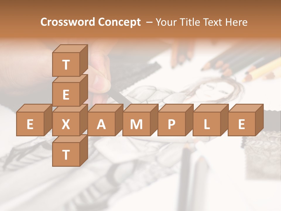 Working Autumn Clothing PowerPoint Template