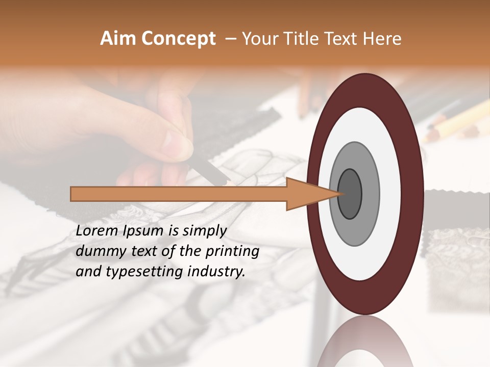 Working Autumn Clothing PowerPoint Template