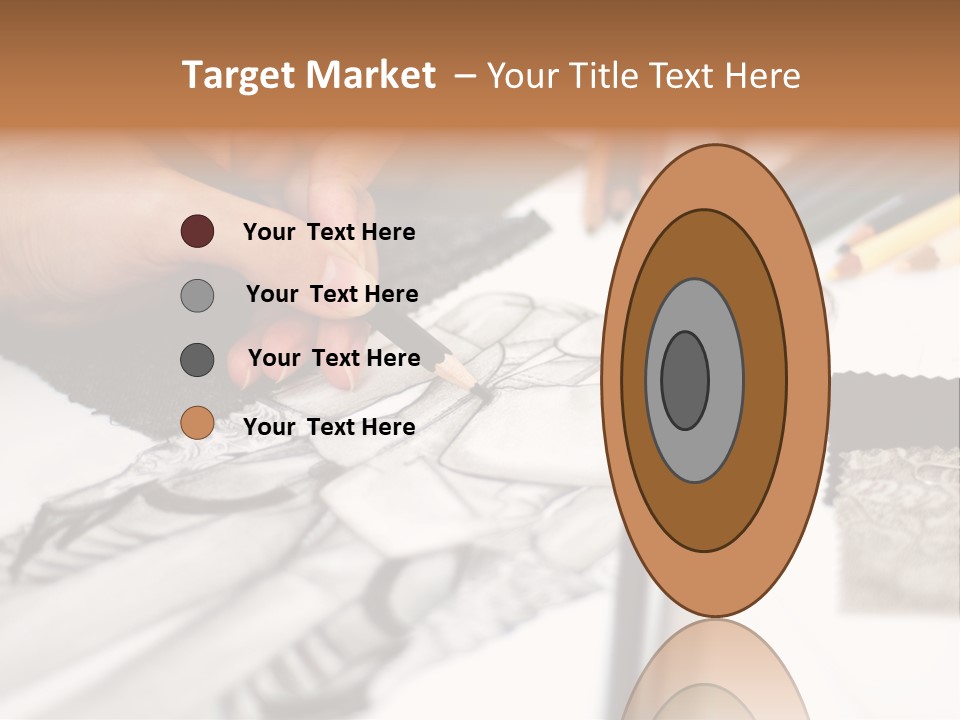 Working Autumn Clothing PowerPoint Template