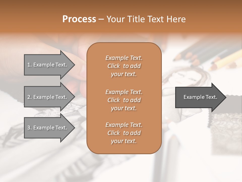 Working Autumn Clothing PowerPoint Template