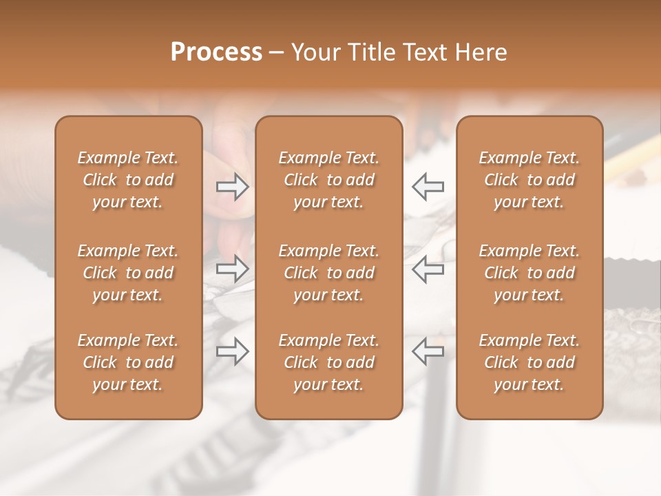 Working Autumn Clothing PowerPoint Template