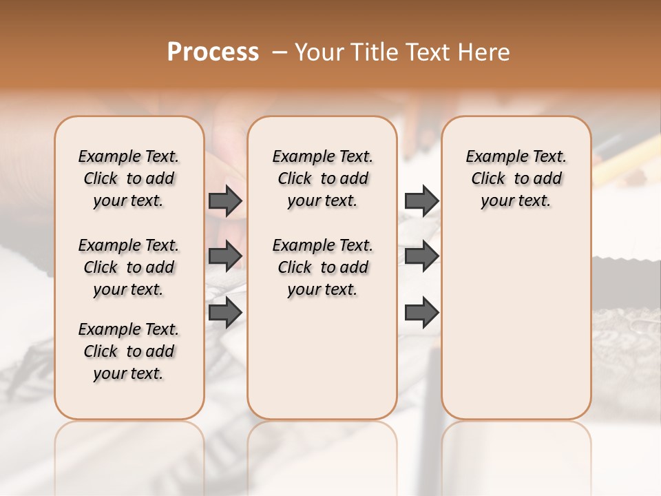Working Autumn Clothing PowerPoint Template