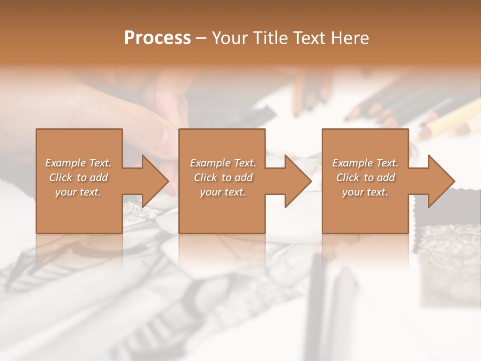 Working Autumn Clothing PowerPoint Template