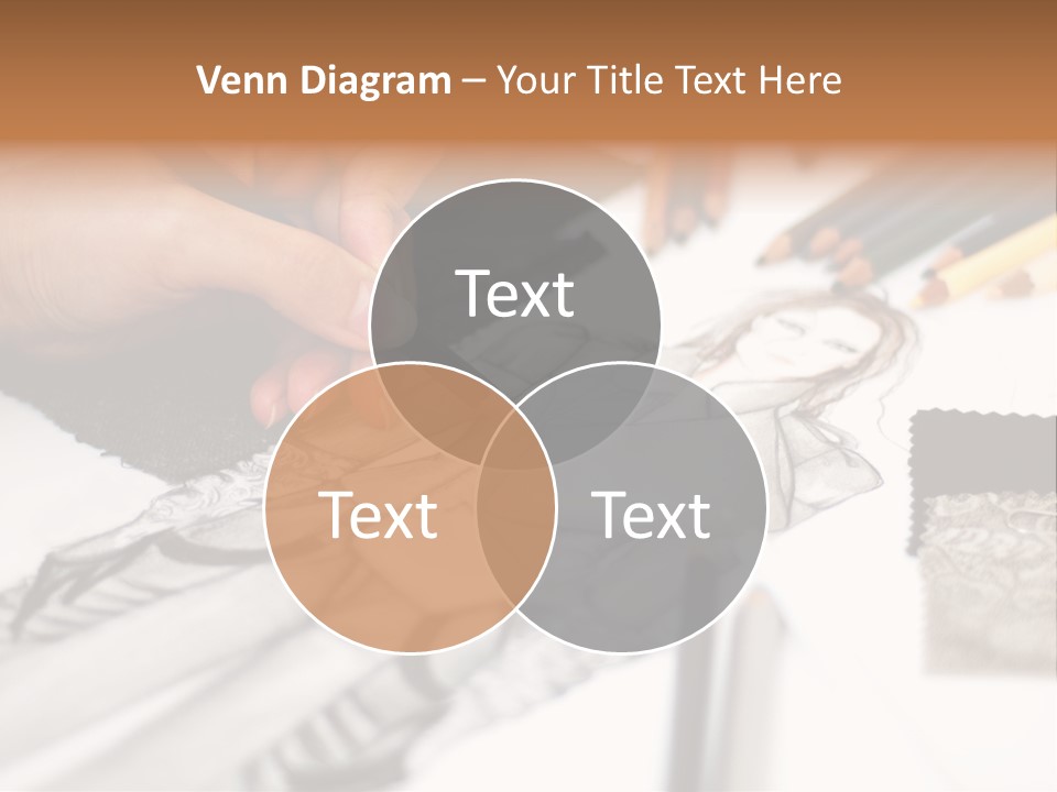 Working Autumn Clothing PowerPoint Template