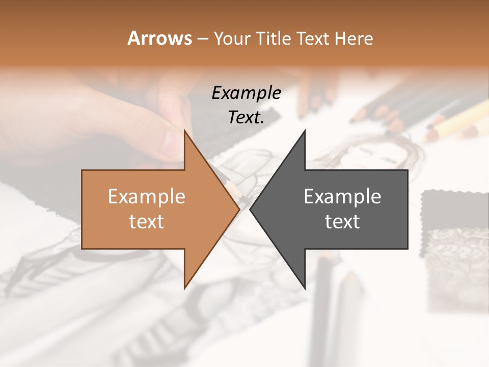 Working Autumn Clothing PowerPoint Template