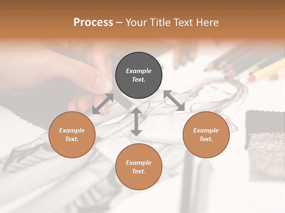 Working Autumn Clothing PowerPoint Template