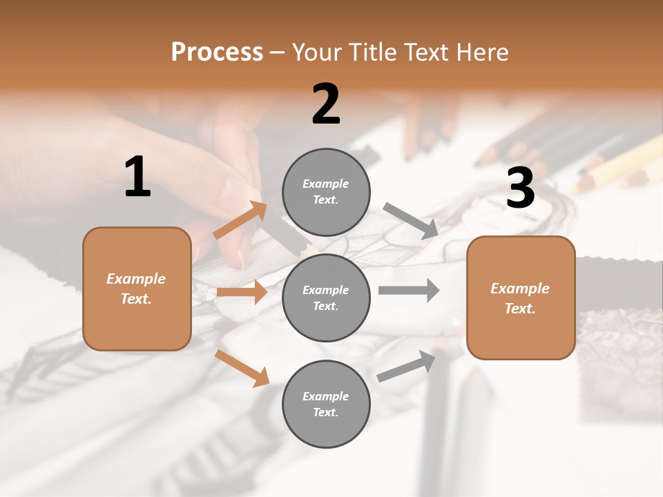 Working Autumn Clothing PowerPoint Template