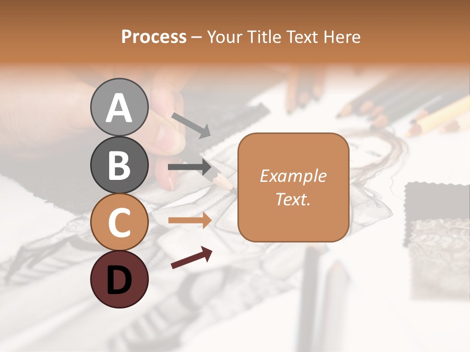 Working Autumn Clothing PowerPoint Template