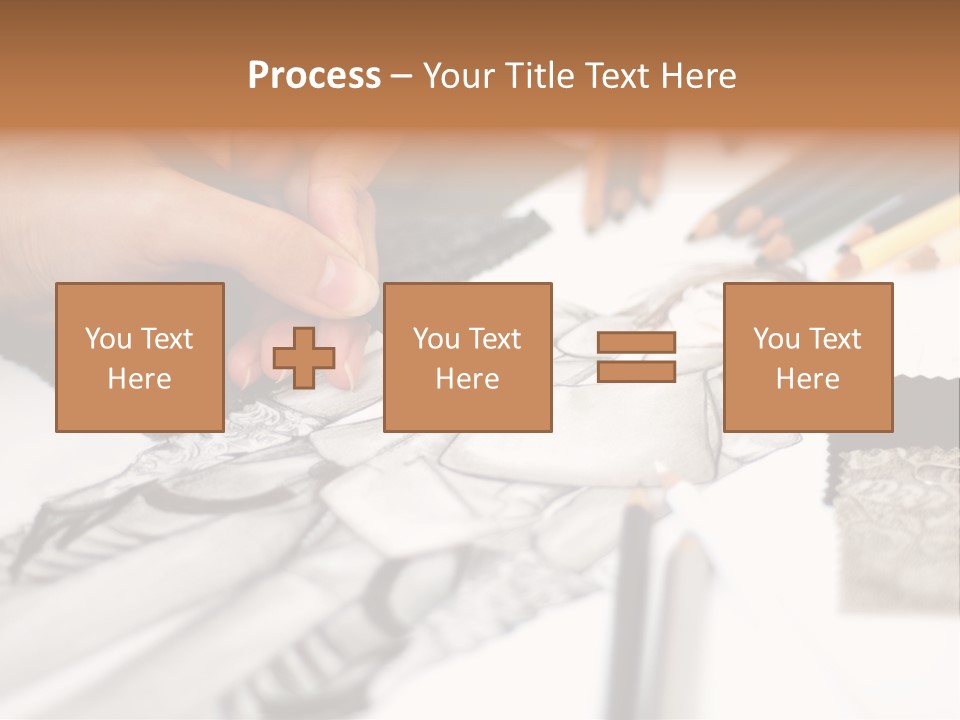 Working Autumn Clothing PowerPoint Template
