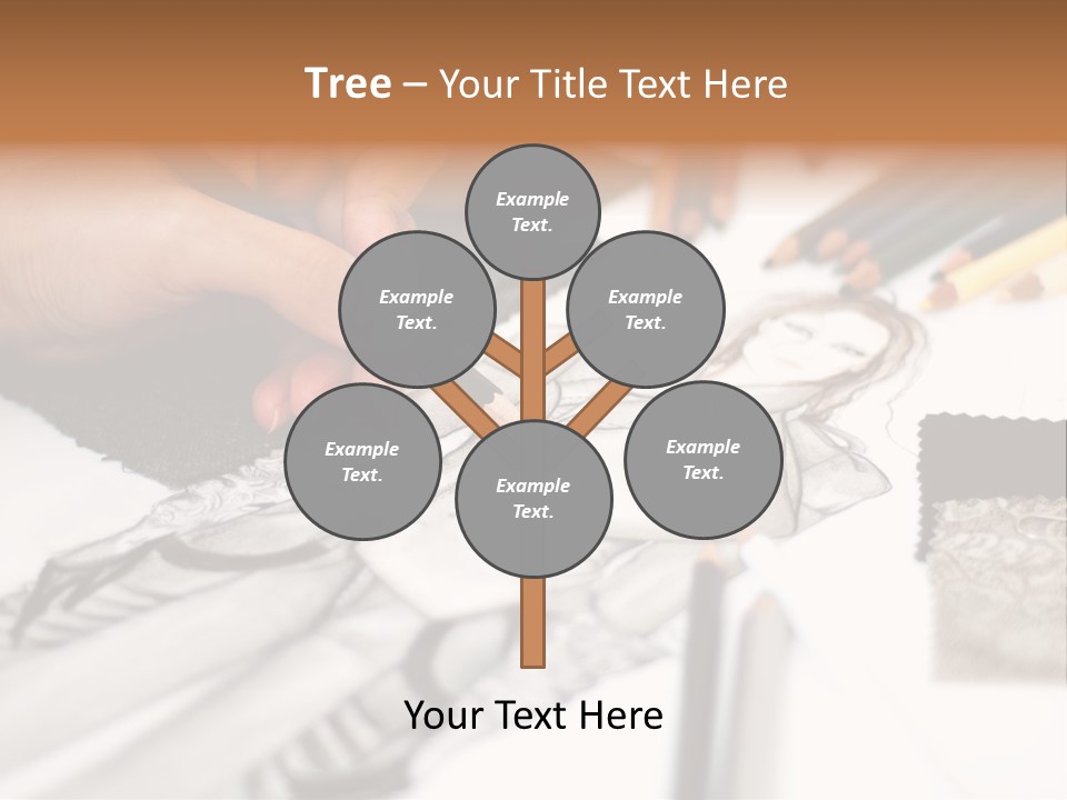 Working Autumn Clothing PowerPoint Template