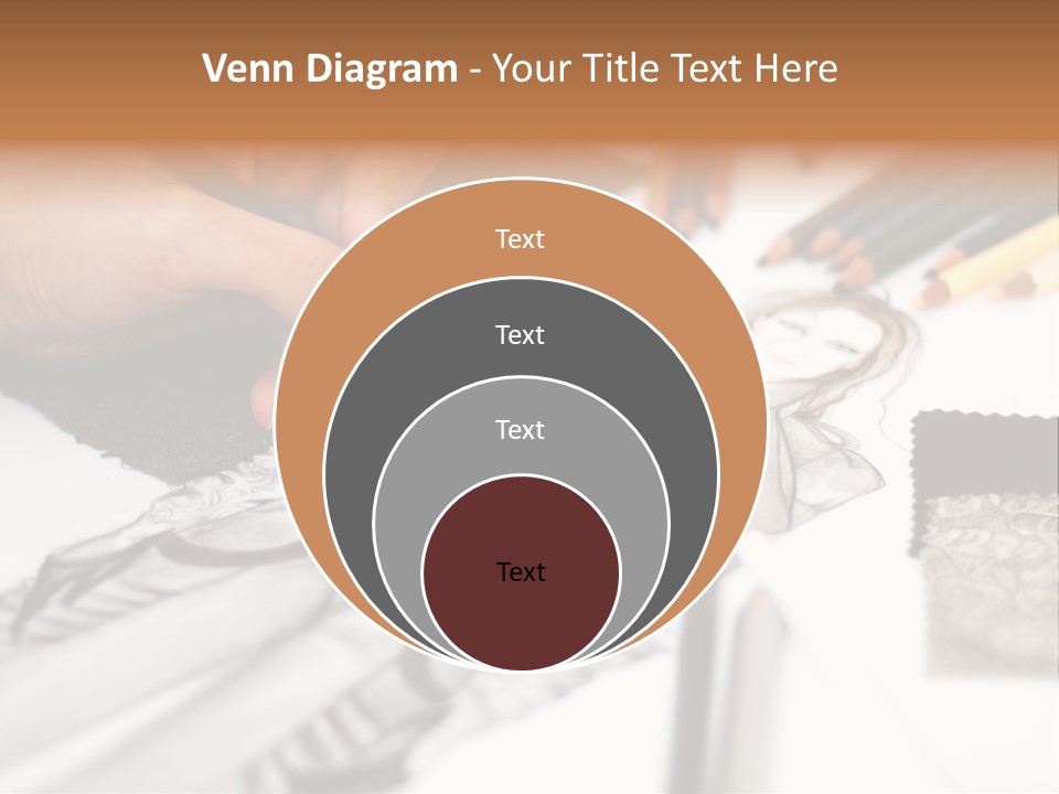 Working Autumn Clothing PowerPoint Template