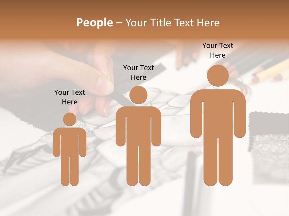 Working Autumn Clothing PowerPoint Template