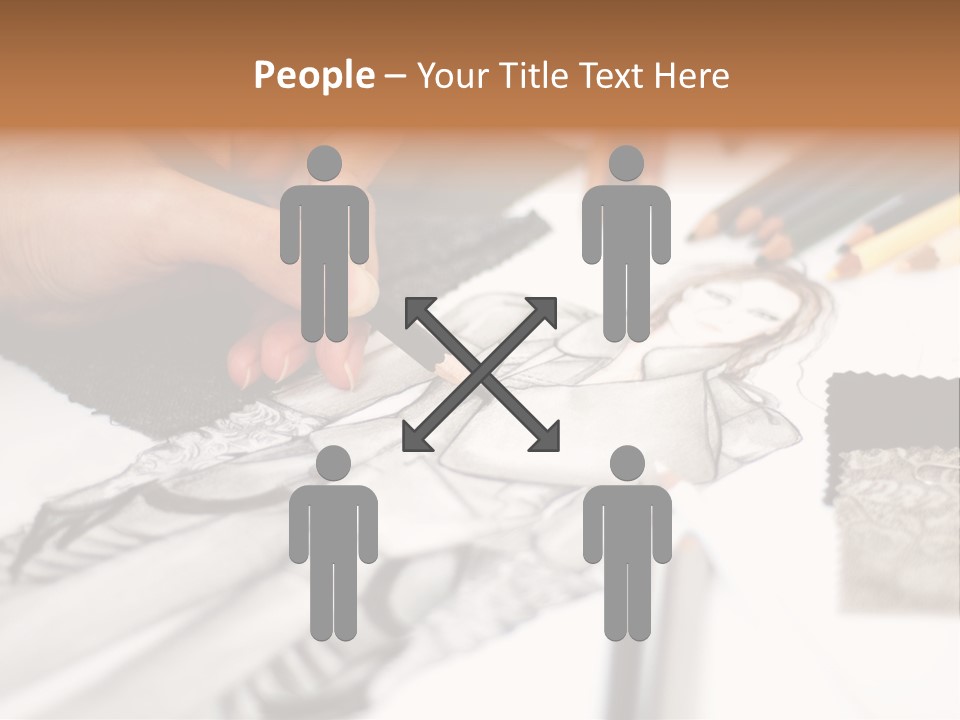 Working Autumn Clothing PowerPoint Template