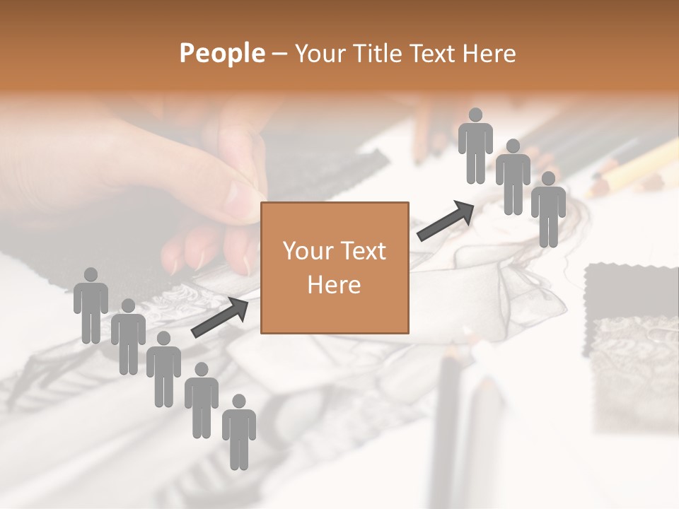 Working Autumn Clothing PowerPoint Template