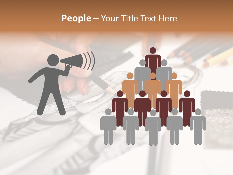 Working Autumn Clothing PowerPoint Template