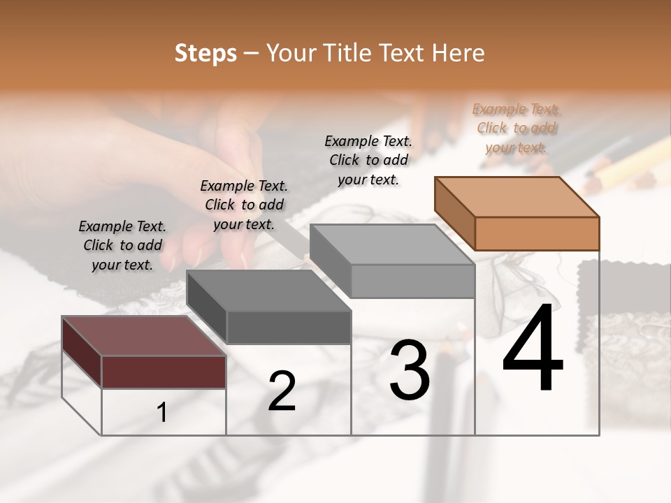 Working Autumn Clothing PowerPoint Template