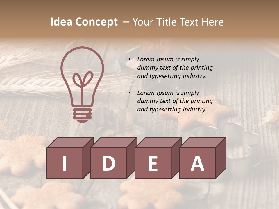 Eat Group Food PowerPoint Template